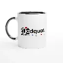 Mug en céramique blanche 325 ml | 20 ans Adquat Noël