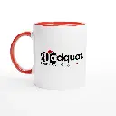 Mug en céramique blanche 325 ml | 20 ans Adquat Noël