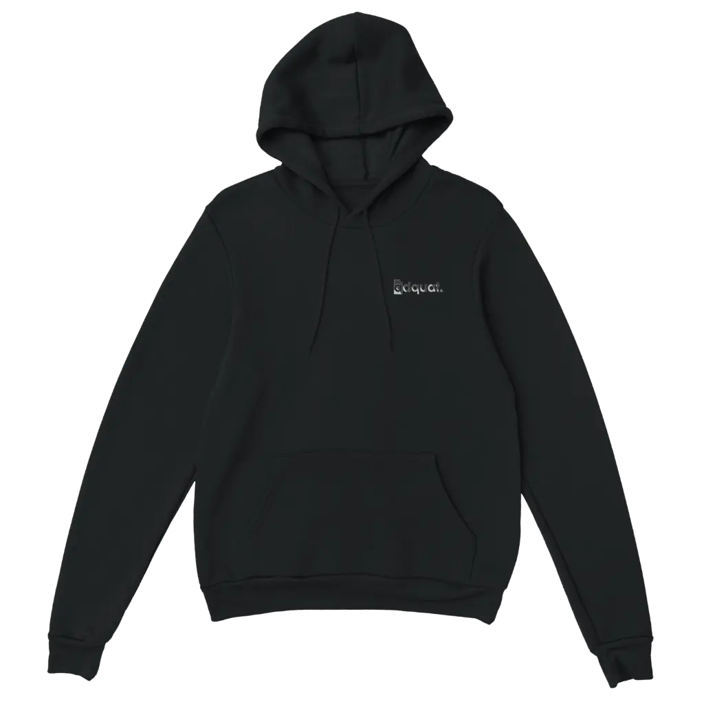 Sweat à capuche noir | Adquat (S)