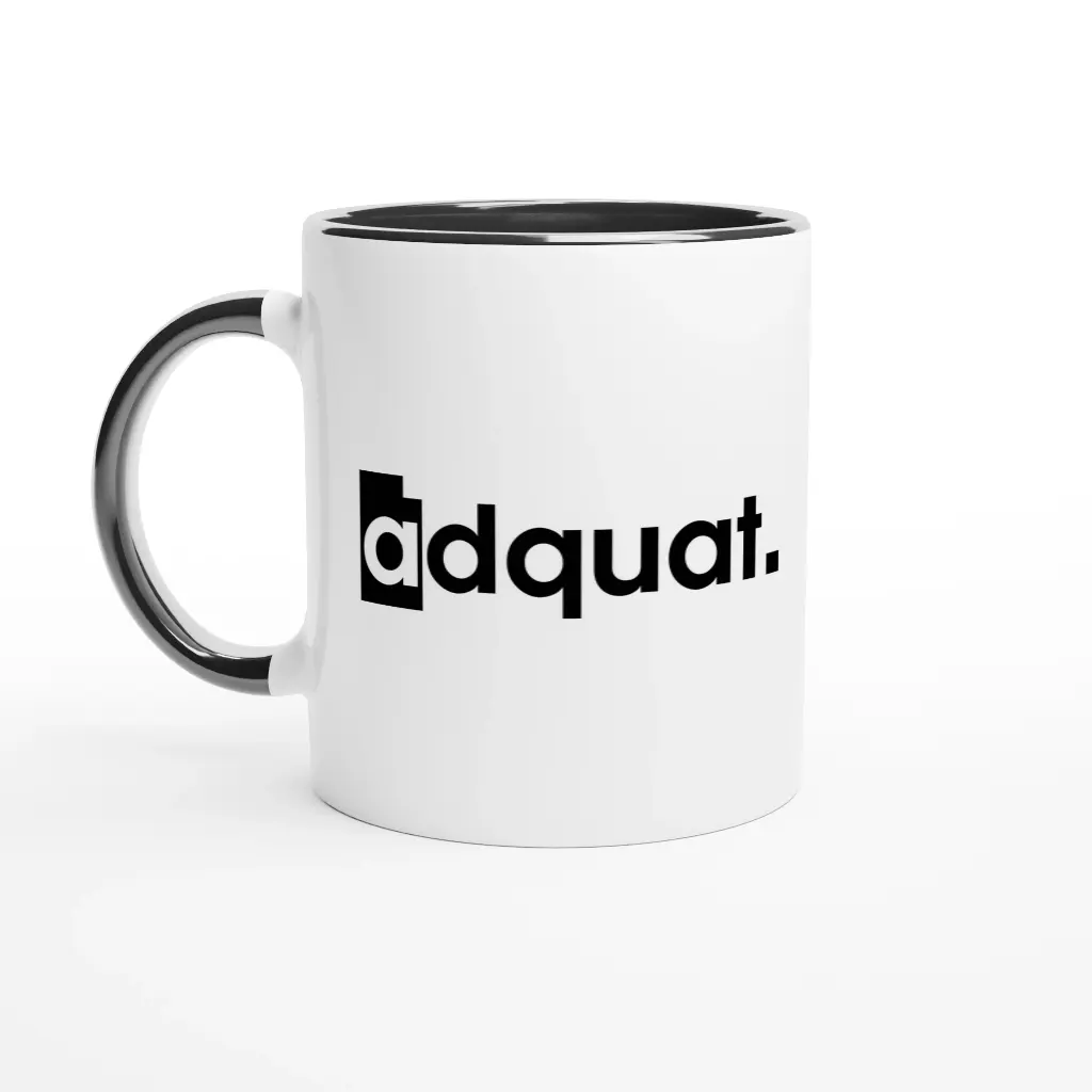 Mug en céramique blanche 325 ml | Adquat