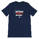 T-shirt sombre unisexe premium | Un grand pouvoir