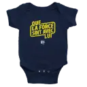 Body bébé | Que la Force soit avec lui (jaune)