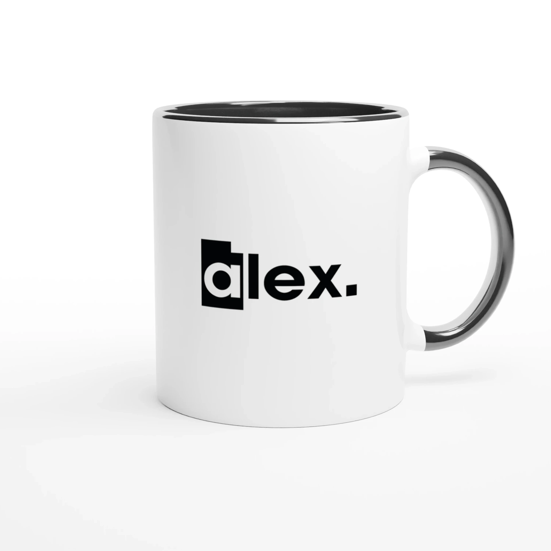Mug en céramique blanche 325 ml | Adquat x Alex
