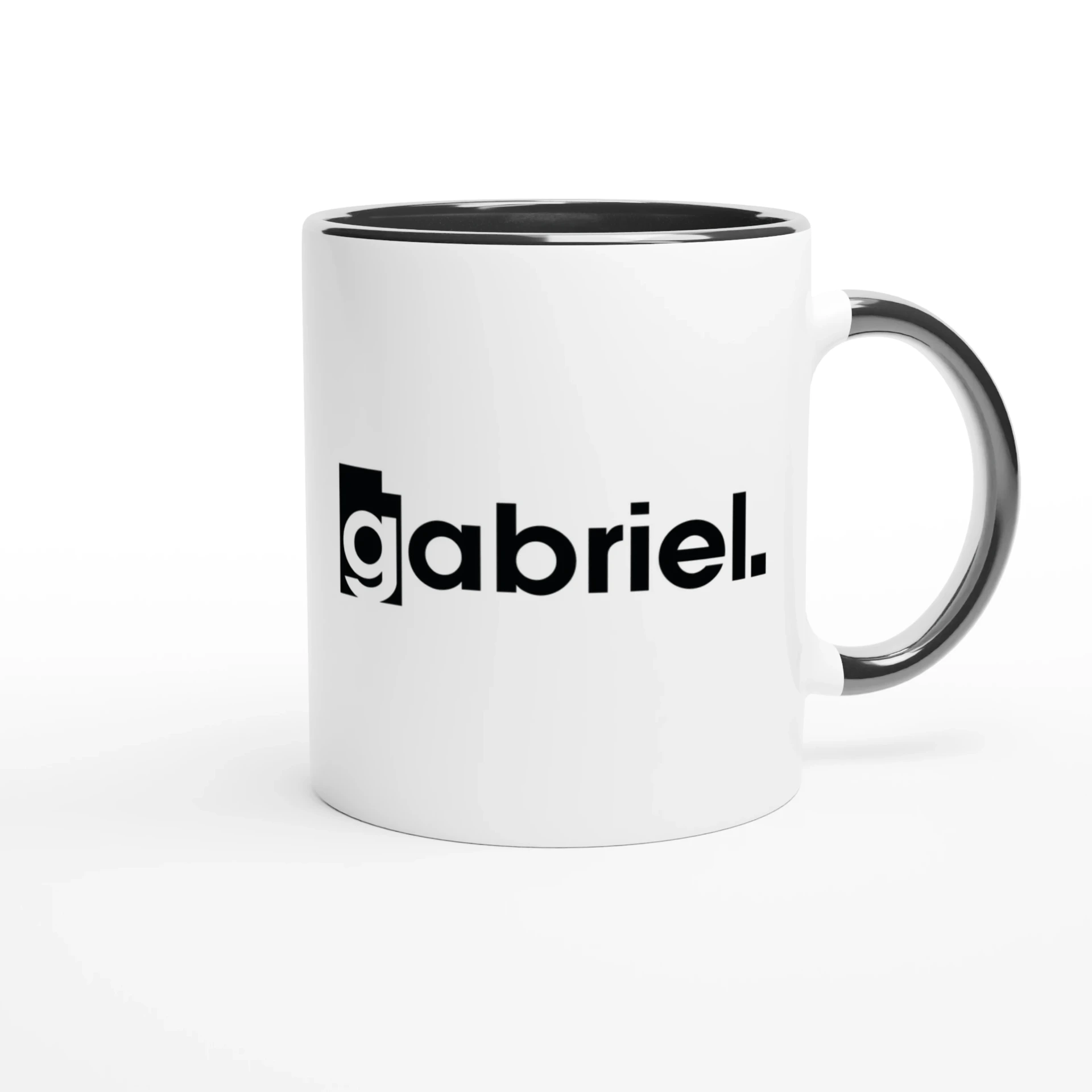 Mug en céramique blanche 325 ml | Adquat x Gabriel