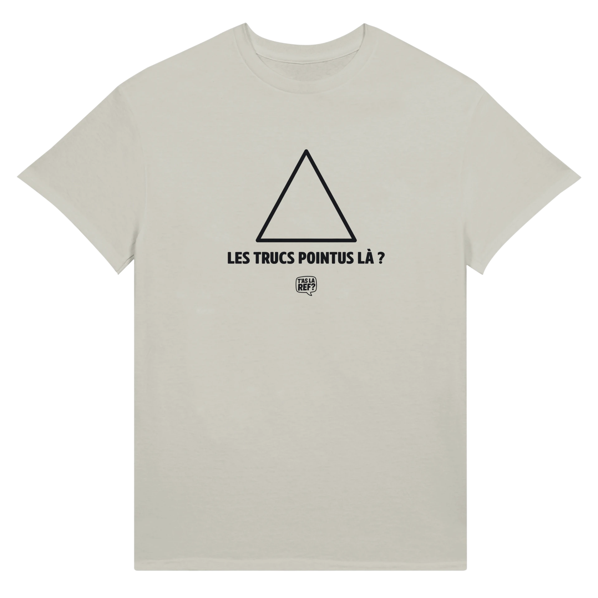 T-shirt coton unisexe clair | Les trucs pointus là ?