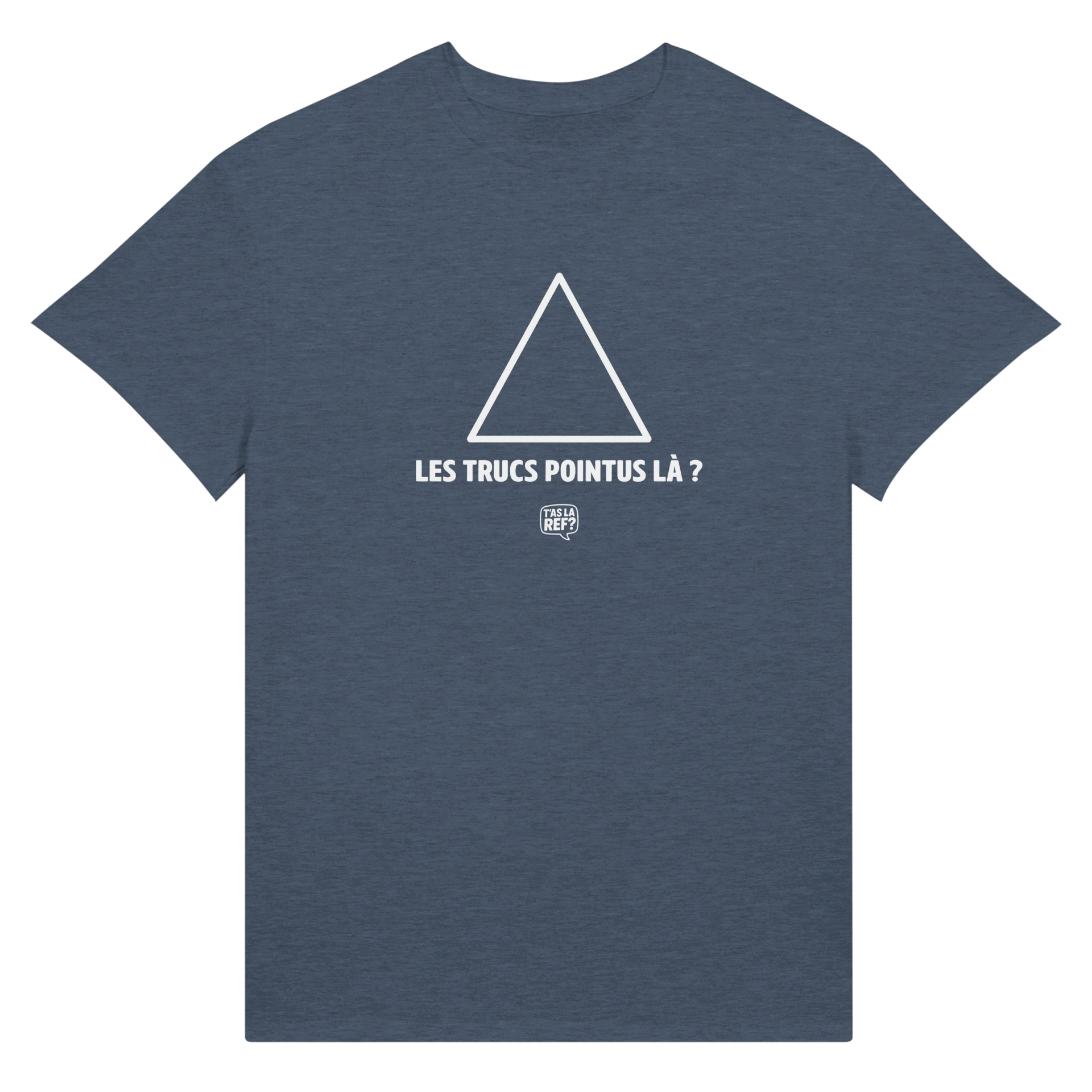 T-shirt coton unisexe sombre | Les trucs pointus là ?