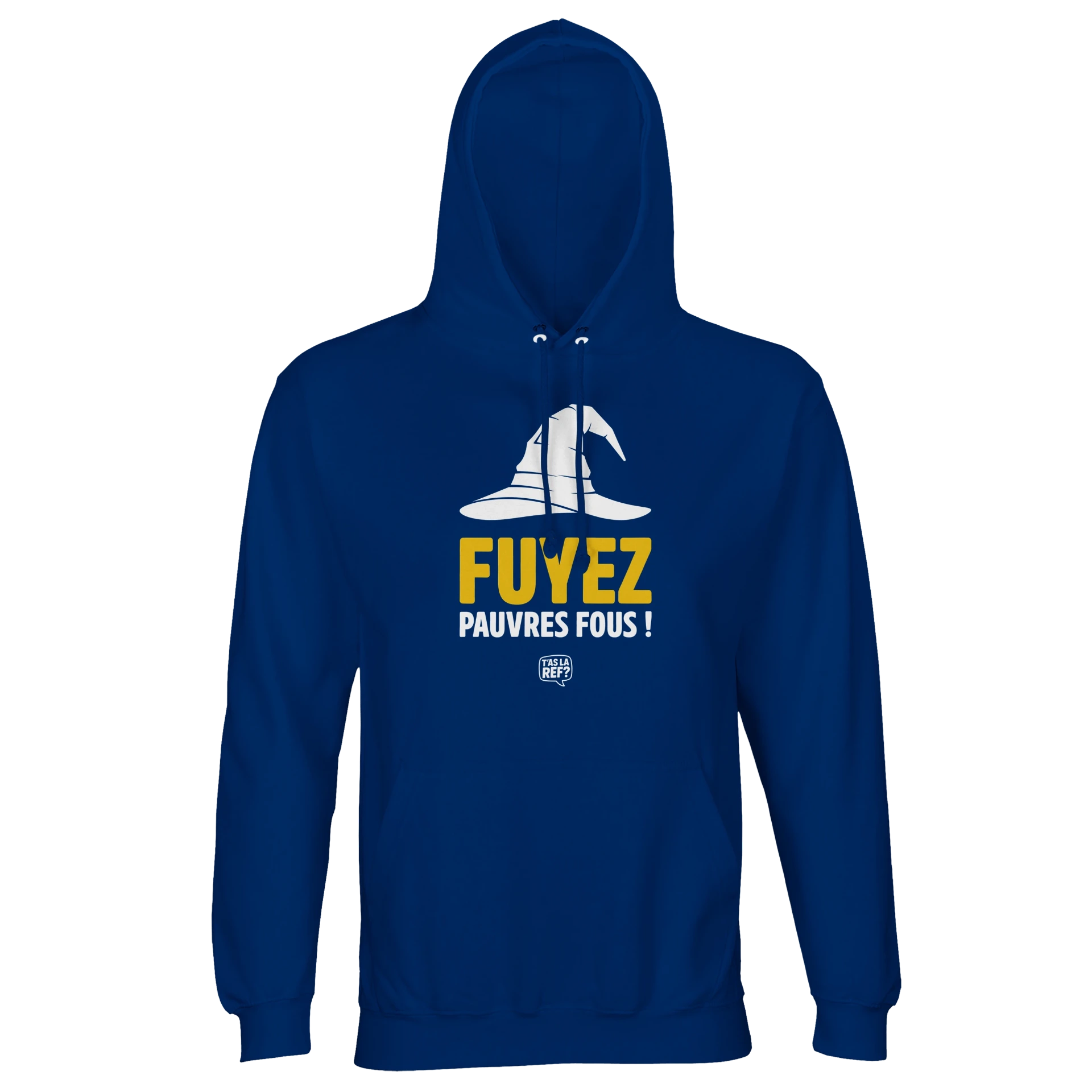 Hoodie sombre unisexe | Fuyez, pauvres fous !