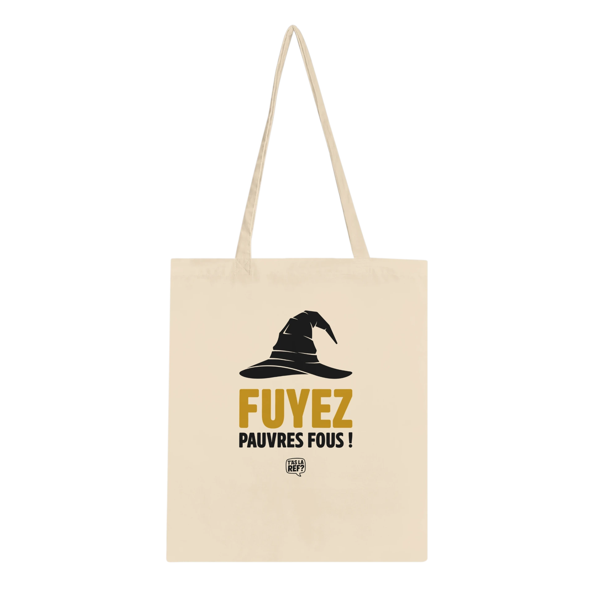 Tote bag blanc | Fuyez, pauvres fous !